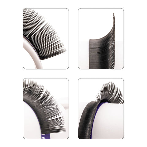 PhiLashes Flat Black Mix C-0.2/8-14 mm