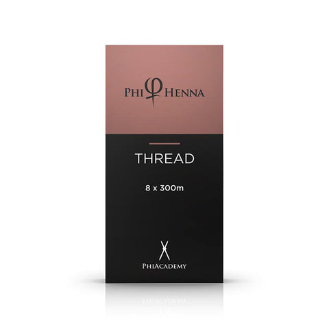 PhiHenna Eyebrow Threading Thread 300m - 8pcs