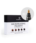 PhiBrows Microblading Pigment Collection SUPE + PhiBlade Disposable Tool 18 U Ecc 0.18 20pcs