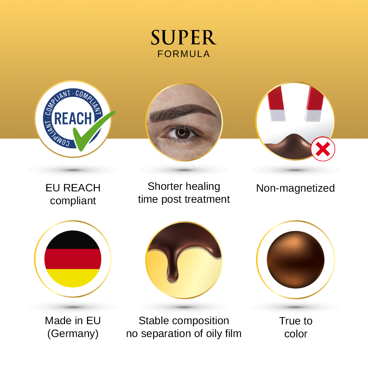 Phibrows Yellow SUPER Pigment 5ml - 2pcs Phibrows Yellow SUPER Pigment 5ml - 2pcs