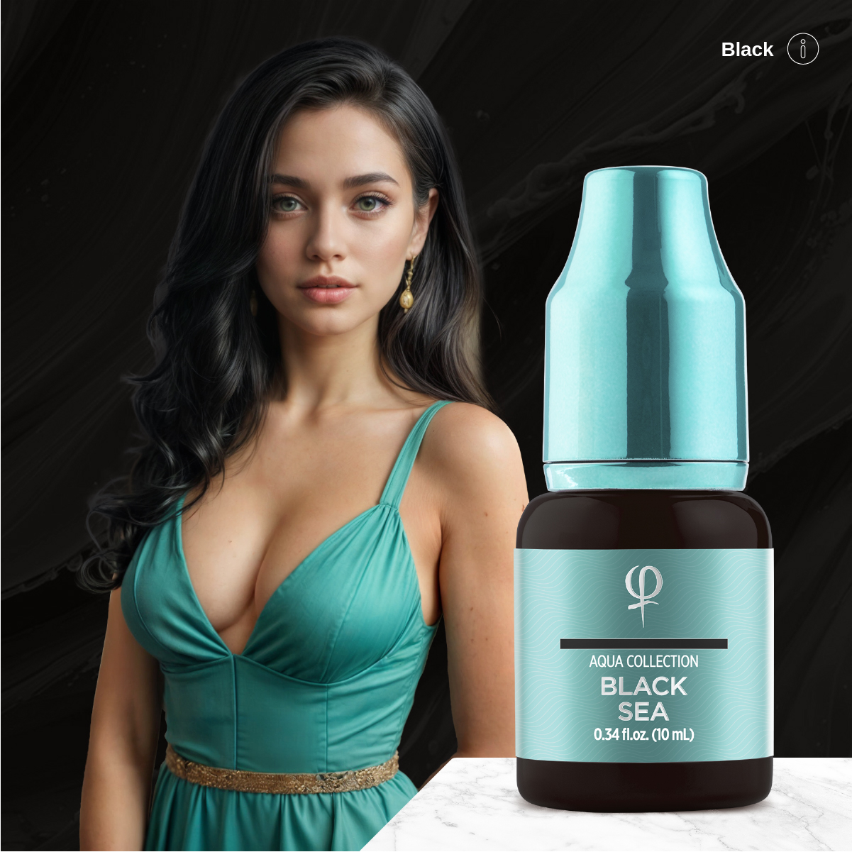 Black Sea PMU Pigment 10ml Black Sea PMU Pigment 10ml