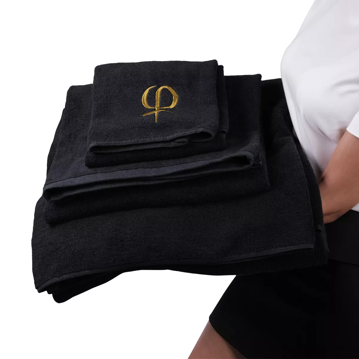 Phi SPA Towel Black M (140x100cm)