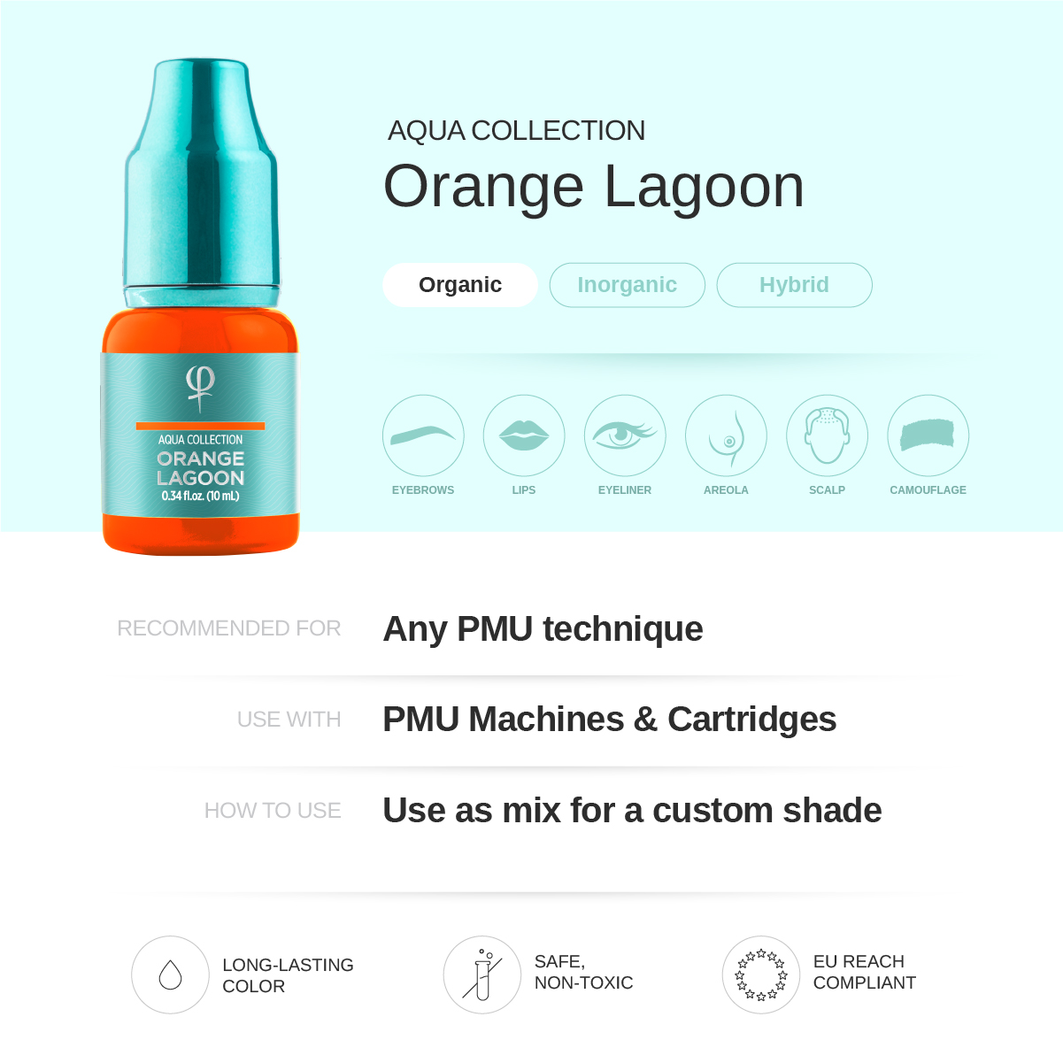 Orange Lagoon PMU pigment 10ml - Activator Orange Lagoon PMU pigment 10ml - Activator