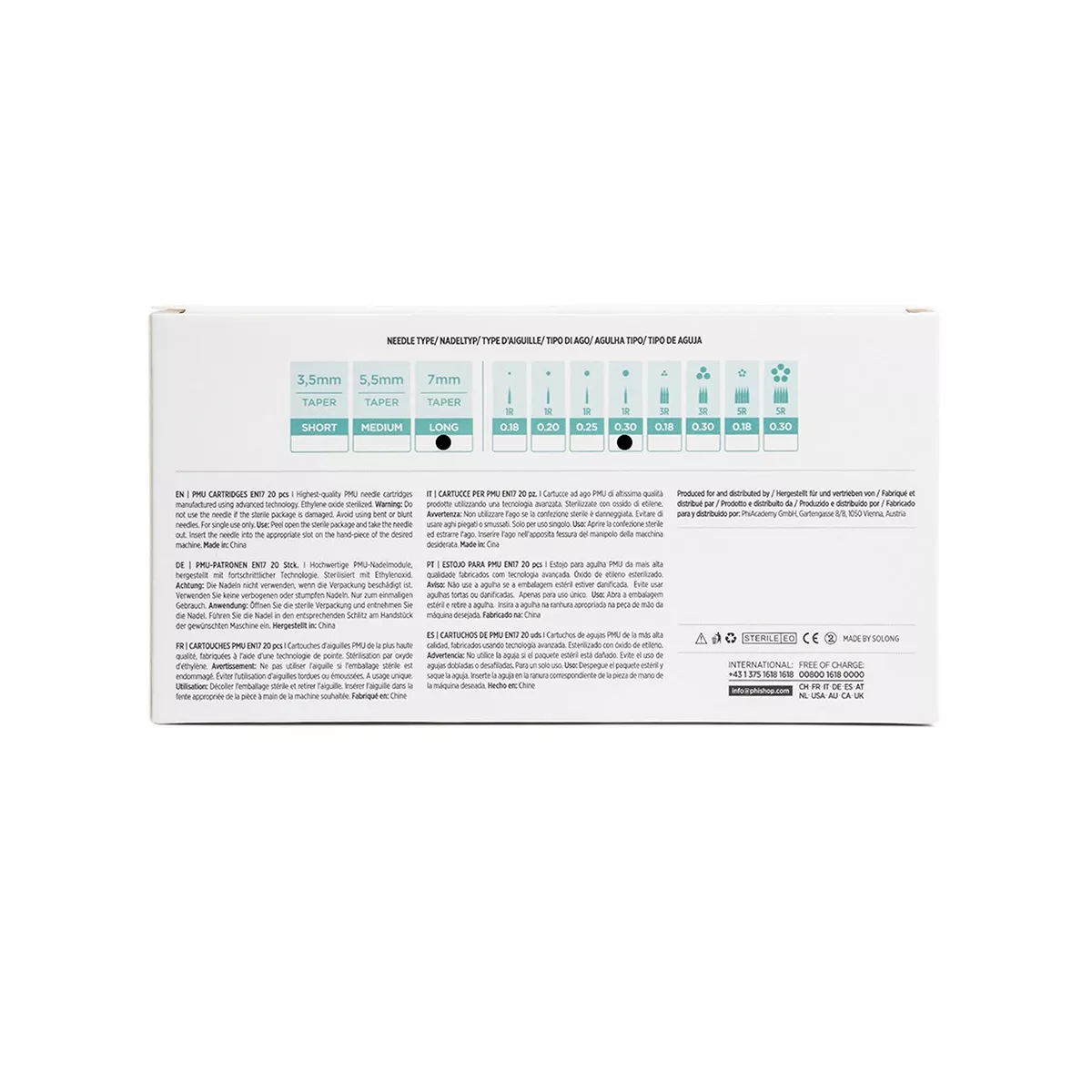 PMU Cartridges 0.30 1R, 7mm taper (EN17) 20 pcs pmu cartridges 0.30 1r, 7.0mm taper (en17) 20 pcs 5.jpg