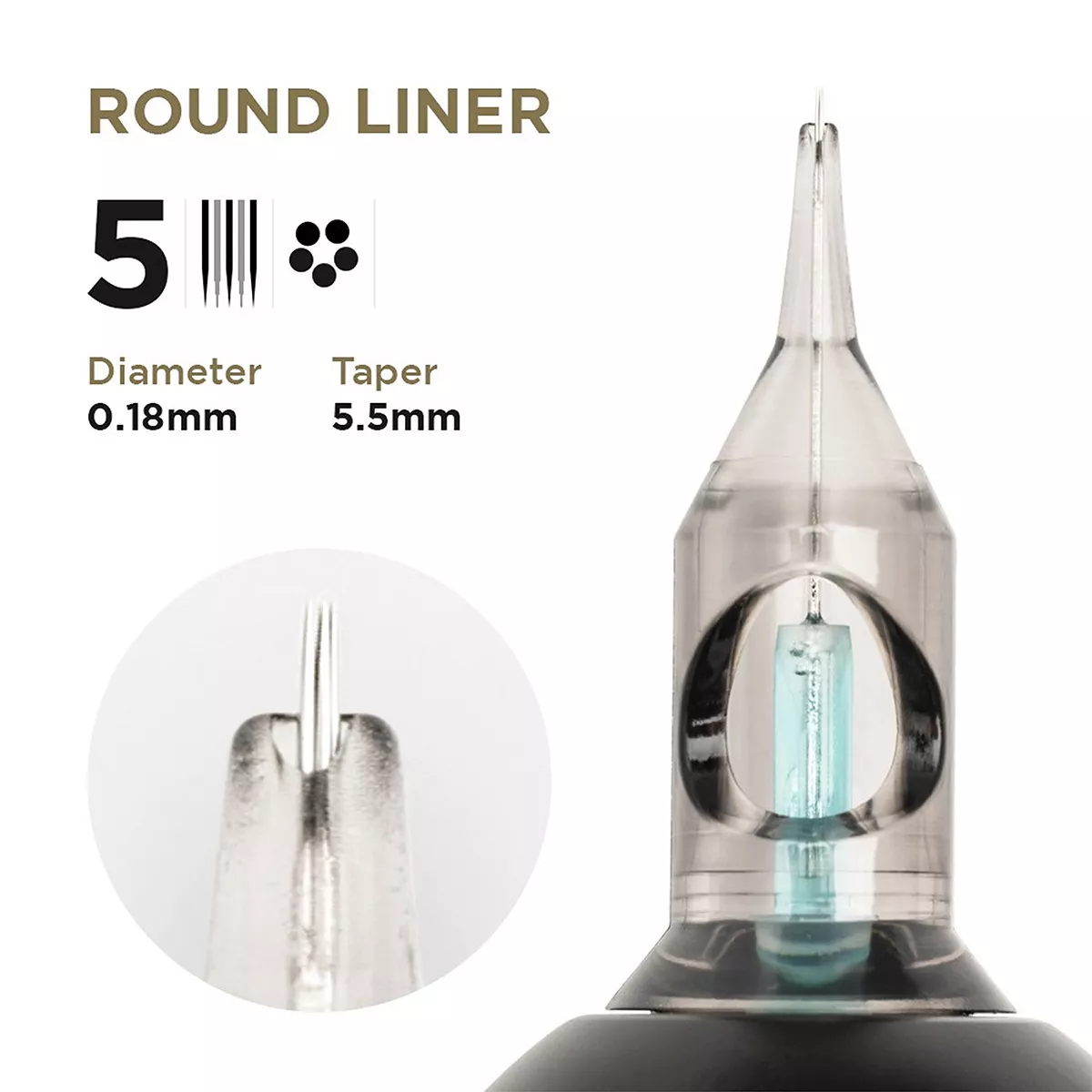 PMU Cartridges 0.18 5R, 5.5mm taper (EN02B) 20 pcs pmu cartridges 0.18 5r, 5.5mm taper (en02b) 20pcs 2.jpg