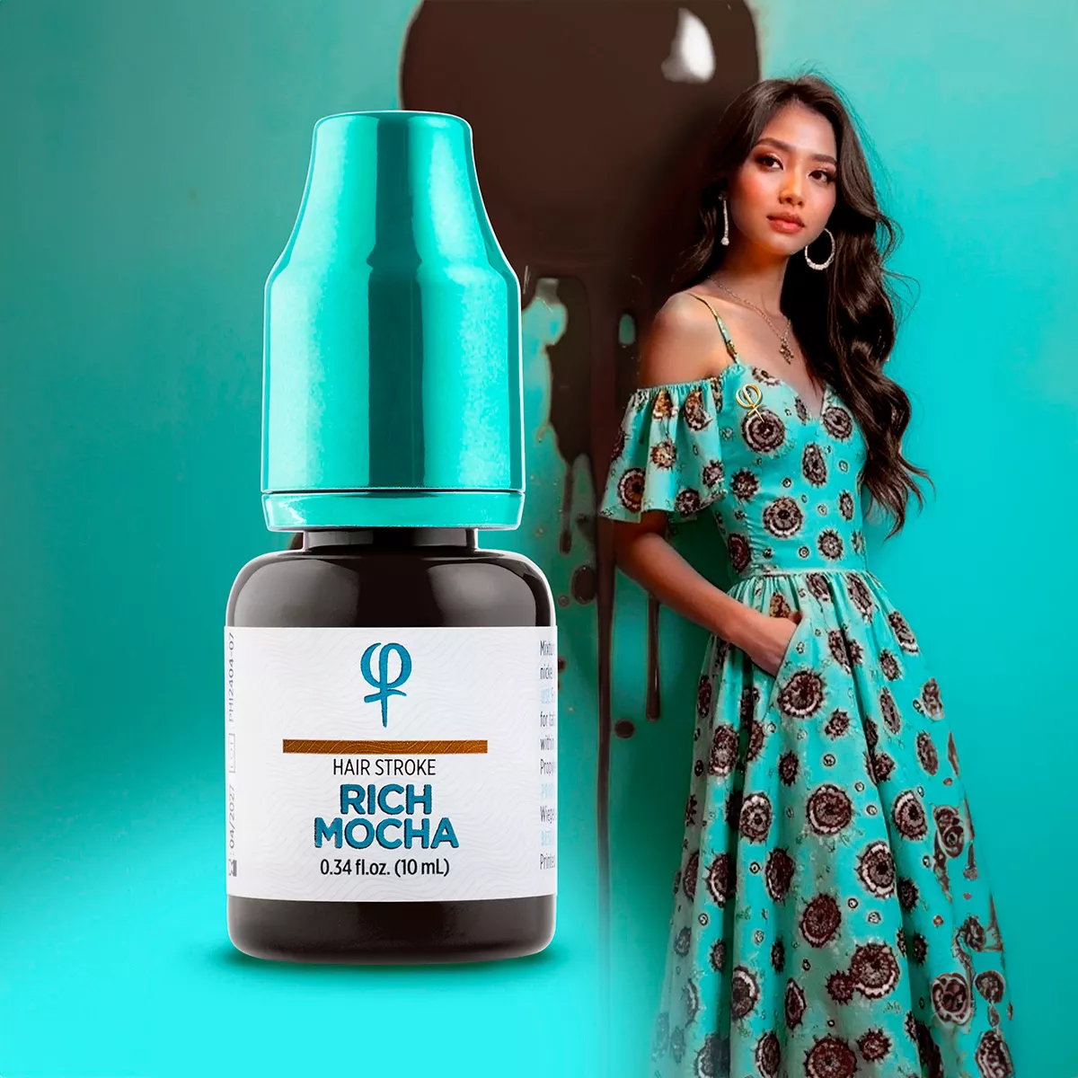 Rich Mocha PMU Hair Stroke Pigment 10ml rich mocha pmu hair stroke pigment 10ml 4.jpg