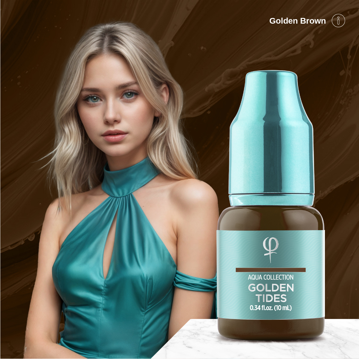 Golden Tides PMU Pigment 10ml Golden Tides PMU Pigment 10ml